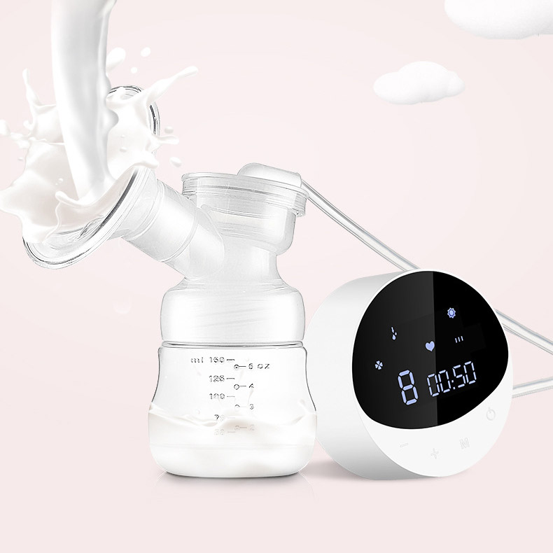 Stor rund model elektrisk brystpumpe Bilateral